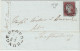 GB / England - 1845 (Sep 1) SG8 (Spec.BS27a) 1d Red-brown Plate 54 (BK) "E" Flaw On EL From HUNGERFORD To SHAFTESBURY - Lettres & Documents