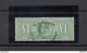 1902 GRAN BRETAGNA - Stanley Gibbons N. 266 - 1 Sterlina Dull Blue-green - Usata - Certificato Sorani - Autres & Non Classés