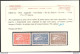 1933 Greece - Grecia, Posta Aerea - Graf Zeppelin Roma - Rio De Janeiro - Yvert N. 5/7 - MNH** Certificato Biondi - Other & Unclassified