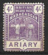 MADAGASCAR....." 1895...".....4/-.......SG62..........UNUSED.... - Unused Stamps