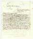 COURRIER Année ? Pour M. DE LA BARDOUILLERE Au Château De La GRAFFINIERE Environs De BAUGE CUON 49 ( Cachet De Cire ) - Non Classés