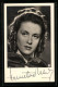 AK Schauspielerin Anneliese Uhlig, Autograph  - Attori