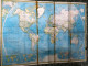 Delcampe - World Maps Old-the World National Geographic Society Before 1975-1 Pcs - Topographical Maps