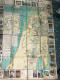 Delcampe - World Maps Old-palestine Les Voyages De Jesus 1964 Rare Before 1975-1 Pcs - Mapas Topográficas
