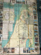 Delcampe - World Maps Old-palestine Les Voyages De Jesus 1964 Rare Before 1975-1 Pcs - Cartes Topographiques