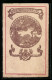 Lithographie Passau, Niederbayr. Bundesschiessen 1899, Teilansicht, PP 15 C17, Ganzsache Bayern  - Hunting
