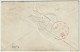 GB / England -1857 SG37 (Spec.C9(1)f) 1d (red)orange-brown Plate 52 (AJ) On Toned Paper, "J" Flaw On Cover From BRIGHTON - Briefe U. Dokumente