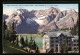Cartolina Misurina, Lago Di Misurina Dolomiti Italia E Hotel Misurina, Fopa, Sorapis & Punta Nera  - Other & Unclassified