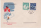 DDR 1952 Mi 298-99 FDC Ski Oberhof - Lettres & Documents