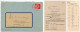 Germany 1940 Cover W/ Letter & Invoice; Bruchmühlen (Kr. Herford) - Spar- Und Darlehnskasse, Riemsloh; 12pf. Hindenburg - Lettres & Documents