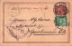 Egypt Postal Stationery 1895 Alexandria Cancellation For Guatemala - 1866-1914 Khedivaat Egypte