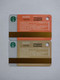 China Gift Cards, Starbucks, 2020 (2pcs) - Gift Cards