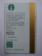 China Gift Cards, Starbucks,  2016 (1pcs) - Cartes Cadeaux