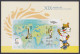 Inde India 2010 Mint Unused Postcard Delhi Commonwealth Games, Sport, Sports, Gate, Indian Flag, Tiger, Mascot World Map - Indien