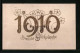 Präge-AK 1910, Herzliche Glückwünsche  - Altri & Non Classificati