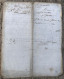 Année 1790 Document à Identifier à Déchiffrer Fait à SALINS ( Salins Les Bains 39 Jura ) - Historische Dokumente