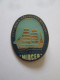 Roumanie Insigne Navire Ecole Mircea Vers 1980/Romania Mircea Training Ship 1980s Badge,size:36 X 29 Mm - Other & Unclassified