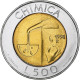 Saint Marin , 500 Lire, Chimica, 1998, Rome, Bimétallique, SPL+, KM:383 - San Marino
