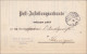 Post Zustellurkunde Königsee 1895 - Briefe U. Dokumente