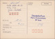 DDR:  Antwortpostkarte Als Postsache Jena - Briefe U. Dokumente
