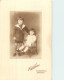 Couple D'enfants  H. VERDEAU à MOULINS Très Belle Photo 6,5 X 9,5 Sur Carton 11 X 16 - Non Classés