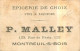 Carte P. MAILLEY Epicerie De Choix à MONTREUIL Sous BOIS Illustrée LE CHOIX DES RUBANS - Visitenkarten
