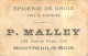 Carte P. MAILLEY Epicerie De Choix à MONTREUIL Sous BOIS Illustrée LE CHOIX DES RUBANS - Visitekaartjes