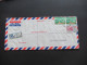 Asien Malaysia 1963 / 1964 Air Mail Luftpost 6 Belege 1x Registered Kuala Lumpur A Abs. Guenter Linau Police Co-operativ - Malaysia (1964-...)