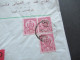 Afrika Libya Air Mail 2x Firmenumschlag Haj Mohammed M. Sheibany & Co. Tripoli Libya 1x Espresso / Express Beleg - Libye