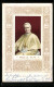 Lithographie Papst Pius X. Mit Kreuzkette  - Popes