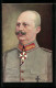 Künstler-AK Portrait Von Erich Ludendorff In Uniform Im Halbprofil  - Personnages Historiques