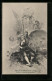 AK 100. Todestag Friedrich Schillers 1905, Der Dichter Mit Engeln  - Ecrivains