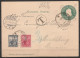 Argentine - CP EP 5cts + 7cts Càd ROSARIO DE SANTA FE /25 OCT 1900 Pour BÜCKEBURG Taxée ? - CP Illustrée "Al Gran Pueblo - Postal Stationery