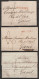 Lot De 6 Lettres Datées Entre 1812 Et 1818 De BRUXELLES - Voir Griffes "BRUSSEL" & "BRUXELLES" - Voir Scans - 1815-1830 (Holländische Periode)