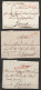 Lot De 6 Lettres Datées Entre 1812 Et 1818 De BRUXELLES - Voir Griffes "BRUSSEL" & "BRUXELLES" - Voir Scans - 1815-1830 (Dutch Period)