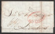 L. Datée 19 Juillet 1833 De SANTANDER Pour LONDRES - Griffe "ESPAGNE PAR / ST. JEAN-DE LUZ" - Cachet Oval "M. SANTANDER" - ...-1850 Prefilatelia