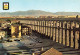 ESPAGNE - Segovia - Aqueduc Et Place Oriental - Colorisé - Carte Postale - Segovia