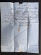LETTRE (PLI- TP EMPIRE LAURE 20c OBL. ETOILE 28 + 4 AVRIL 70 PARIS R. CARDINAL LEMOINE + BARRATIN & ROLLAND - 1849-1876: Période Classique