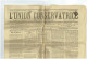 17 CHARENTE Journal Saint Jean D'Angély Du 11/04/1895 (bonne Date) N°83 (def) Obl Typo Journal Complet TTB - Zeitungsmarken (Streifbänder)