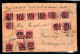 1923, (29.9.), Portoger. Wert-Brief Mit Massen-MeF 250 Tsd.Aufdr. ,34 Marken Vor Und Rs. , Als Mef RR !  #227 - Lettres & Documents
