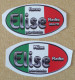 THEME RADIO : LOT DE 8 AUTOCOLLANTS ELISE FM - TOUS DIFFERENTS - Stickers