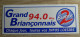 RADIO : AUTOCOLLANT EUROPE 2 GRAND BRIANCONNAIS - Stickers