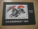 DENMARK 1995 Sleigh Sled Gnome Mythology Julemaerket Booklet Christmas 24 Poster Stamp Vignette (3 Sheet X 8 Label) - Carnets