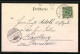 Lithographie Elsterwerda, Stadtkirche, Schloss, Kaiserliches Postamt, Berlin-Dresdner Bahnhof  - Elsterwerda