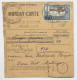 GUADELOUPE 1FR SEUL  DEFAUT ANGLE MANDAT CARTE POINTE A PITRE 1942 - Lettres & Documents