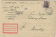 1913 Germany 50pf Radeburg To Nurnberg - Andere & Zonder Classificatie