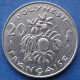FRENCH POLYNESIA - 20 Francs 2001 KM# 9 French Overseas Territory - Edelweiss Coins - Polynésie Française