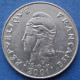 FRENCH POLYNESIA - 20 Francs 2001 KM# 9 French Overseas Territory - Edelweiss Coins - French Polynesia