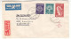 Israël - Lettre Exprès De 1951 - Oblit Haifa - Exp Vers Zurich - Monnaies - Arbres - Valeur 7 $ En ....2010 - - Cartas & Documentos