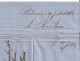 Delcampe - LSC 1862 Napoléon III Empire Non Dentelé Bordeaux Gironde Pour Paris Adolphe Boulan - 1853-1860 Napoléon III